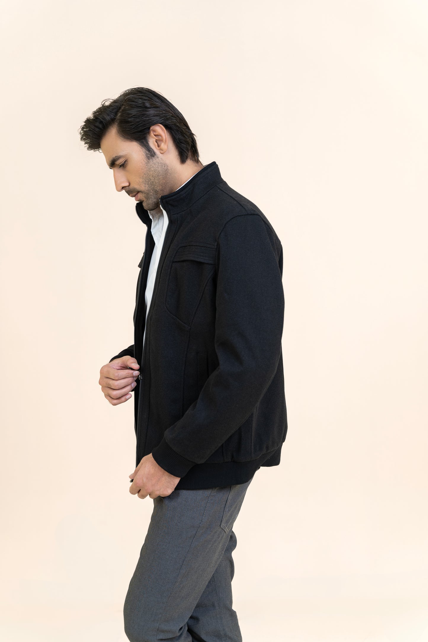 BLACKPREMIUM FABRIC JACKET - 82330