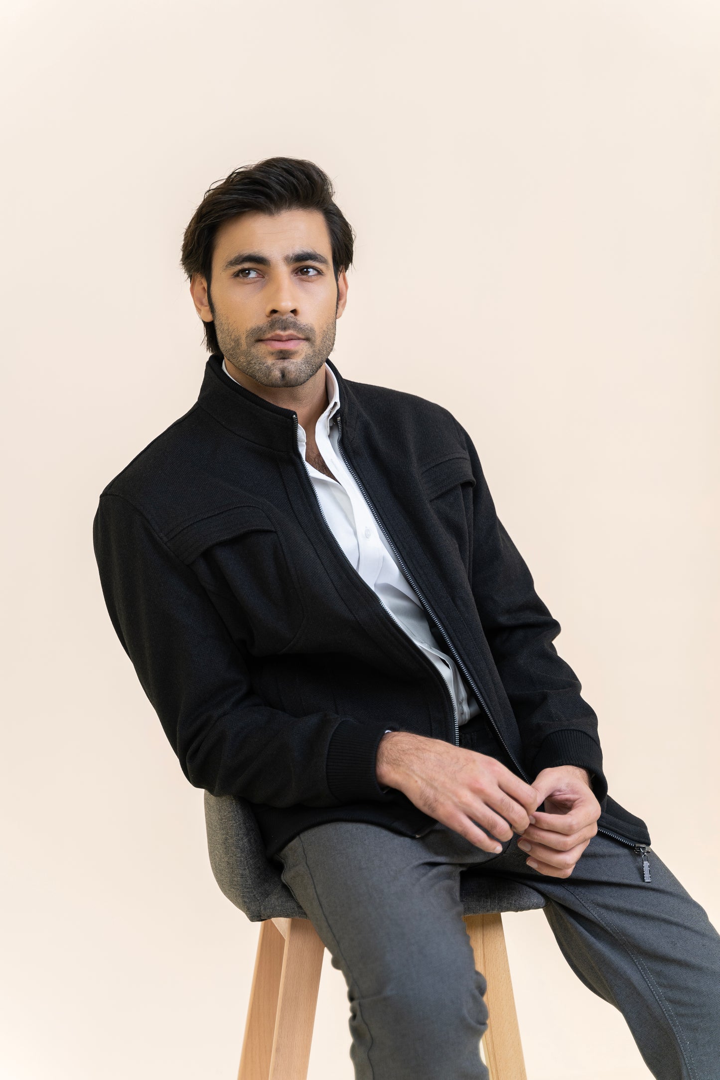 BLACKPREMIUM FABRIC JACKET - 82330