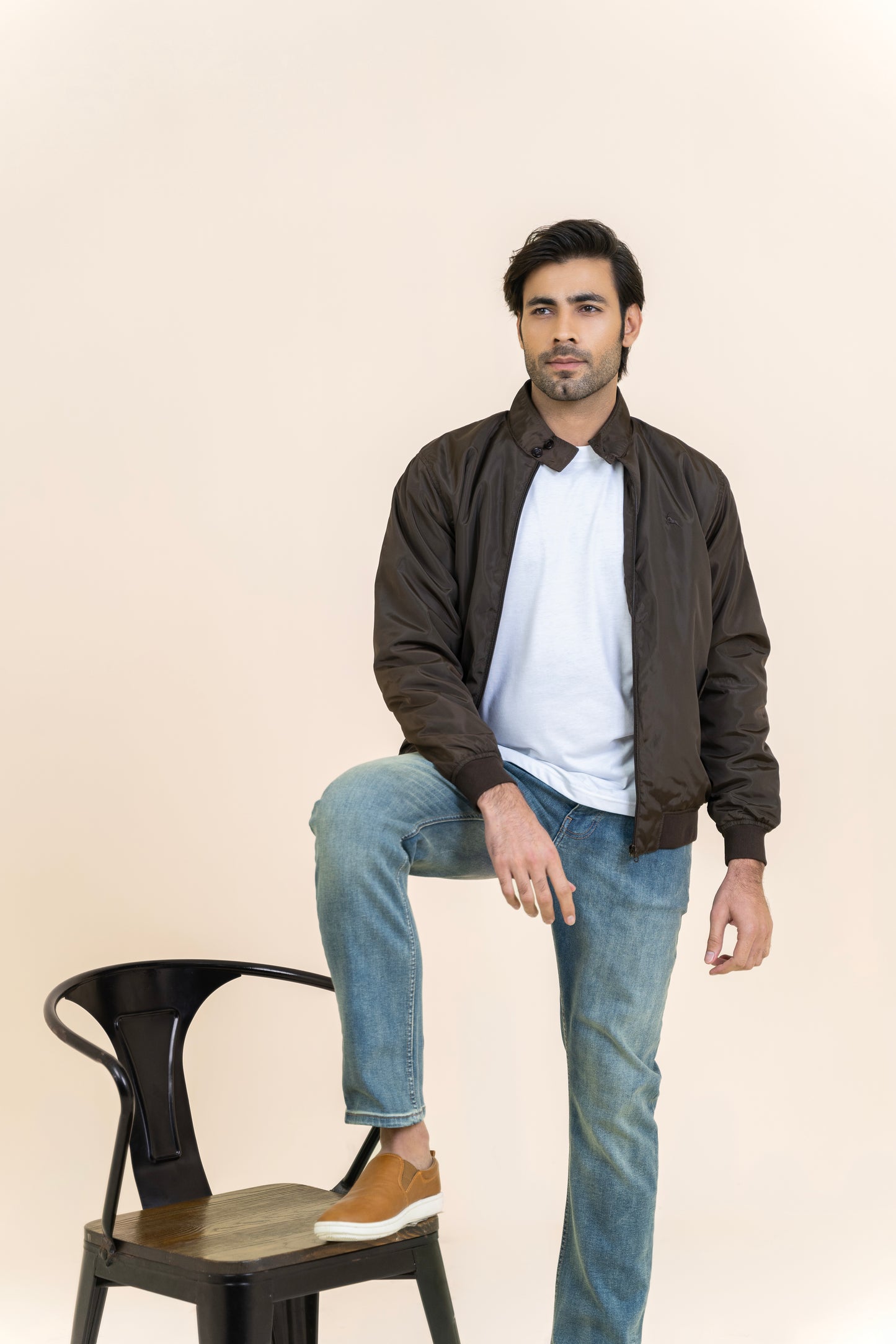 Markhor Brown Full Sleeve Jacket T202-T2