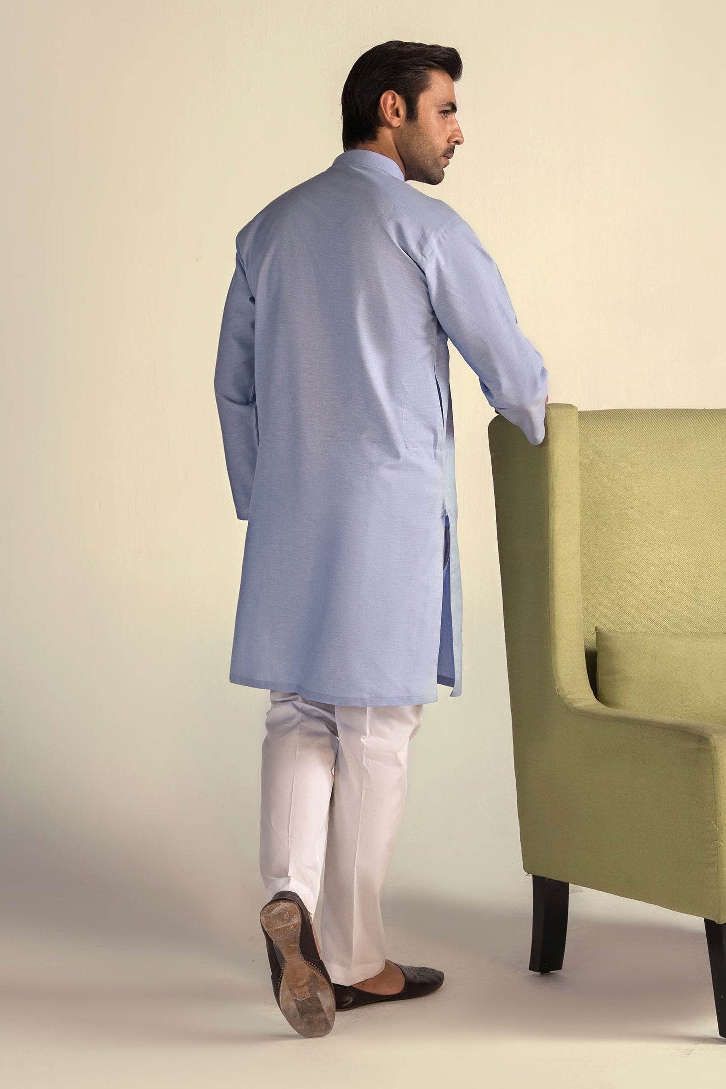 Takhleeq Sky Blue Kurta KUT4-631