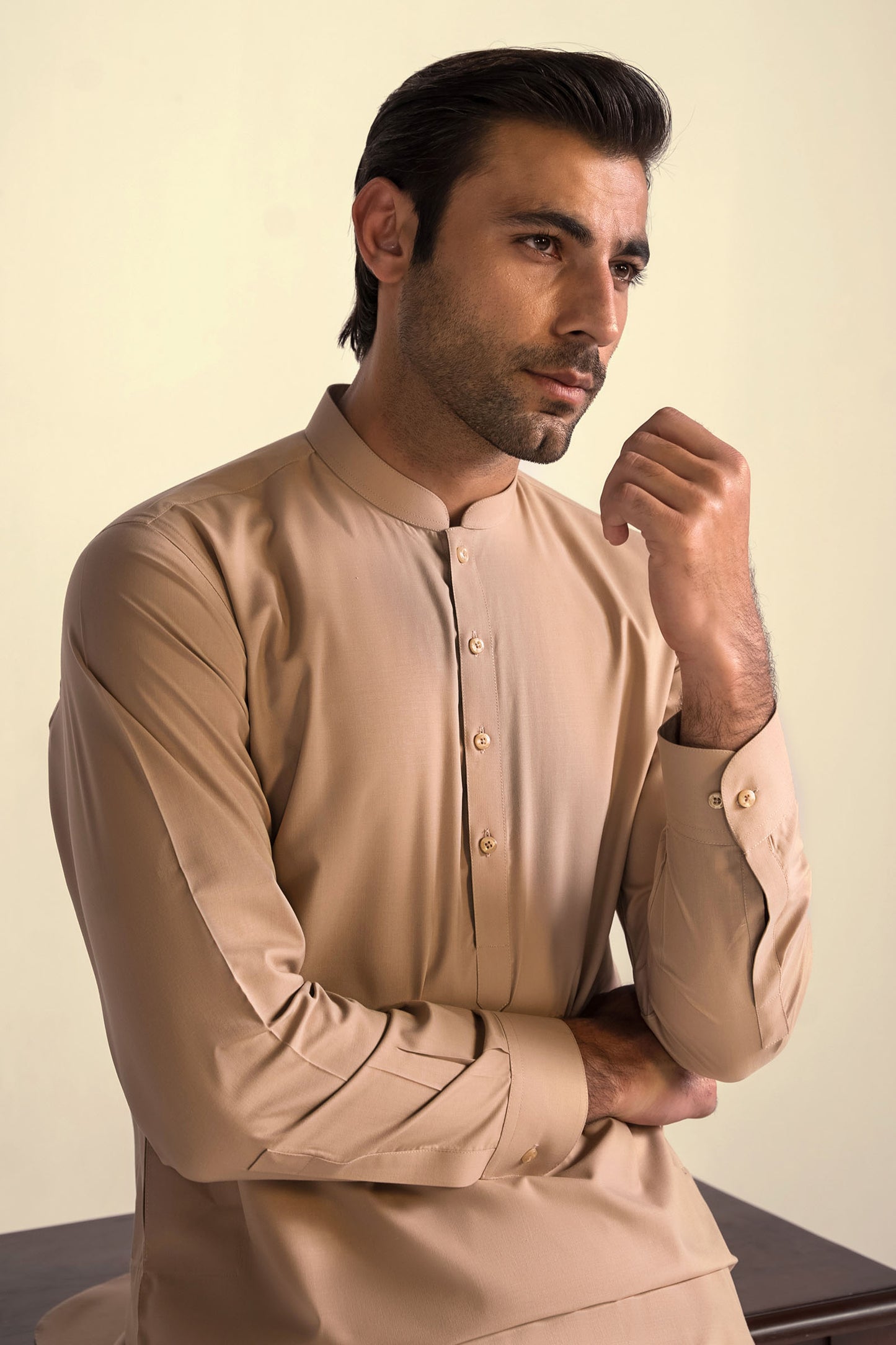 Takhleeq Light Brown S-Suit SST2-6205