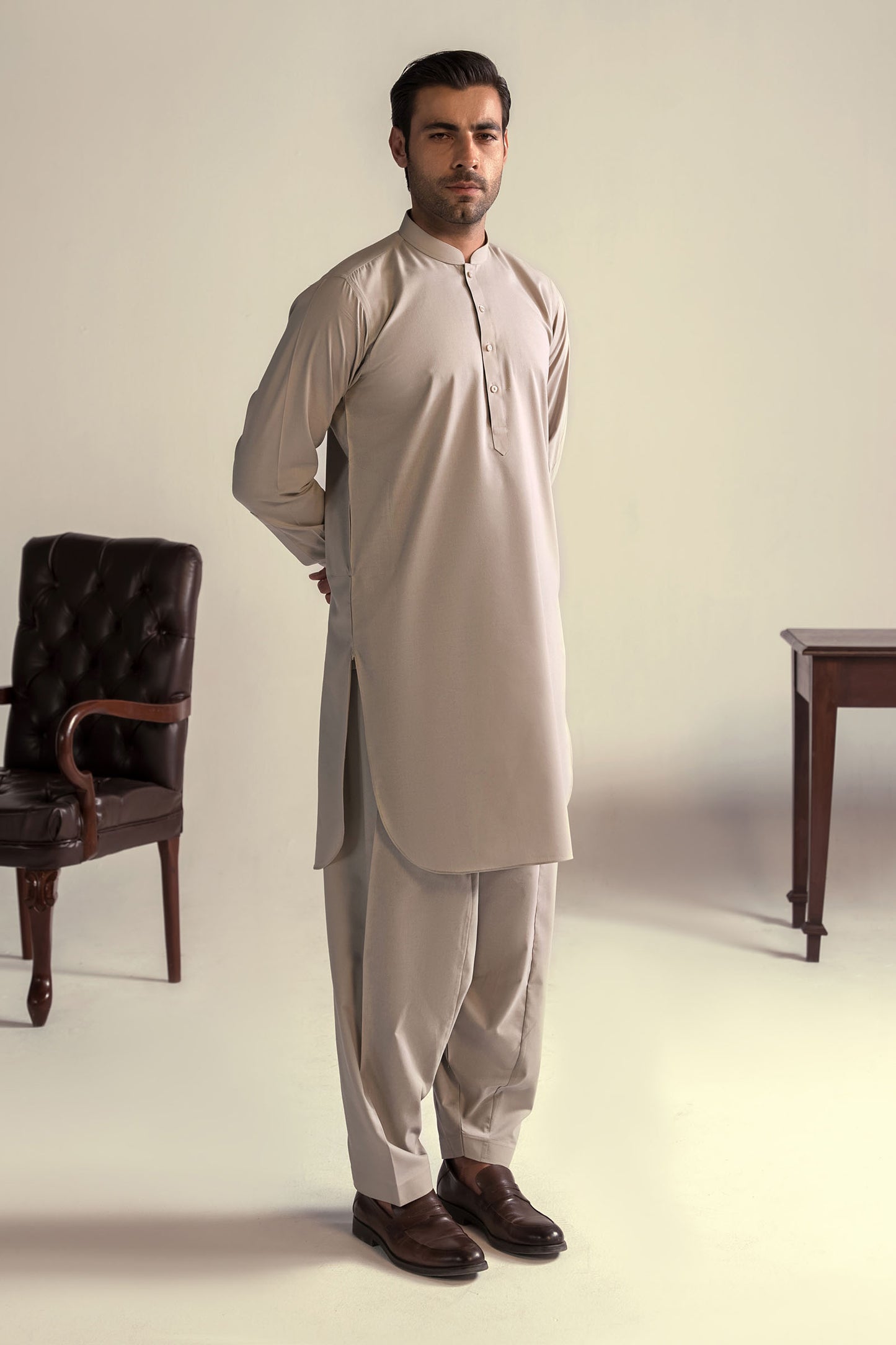 Takhleeq Light Gray S-Suit SST3-2346