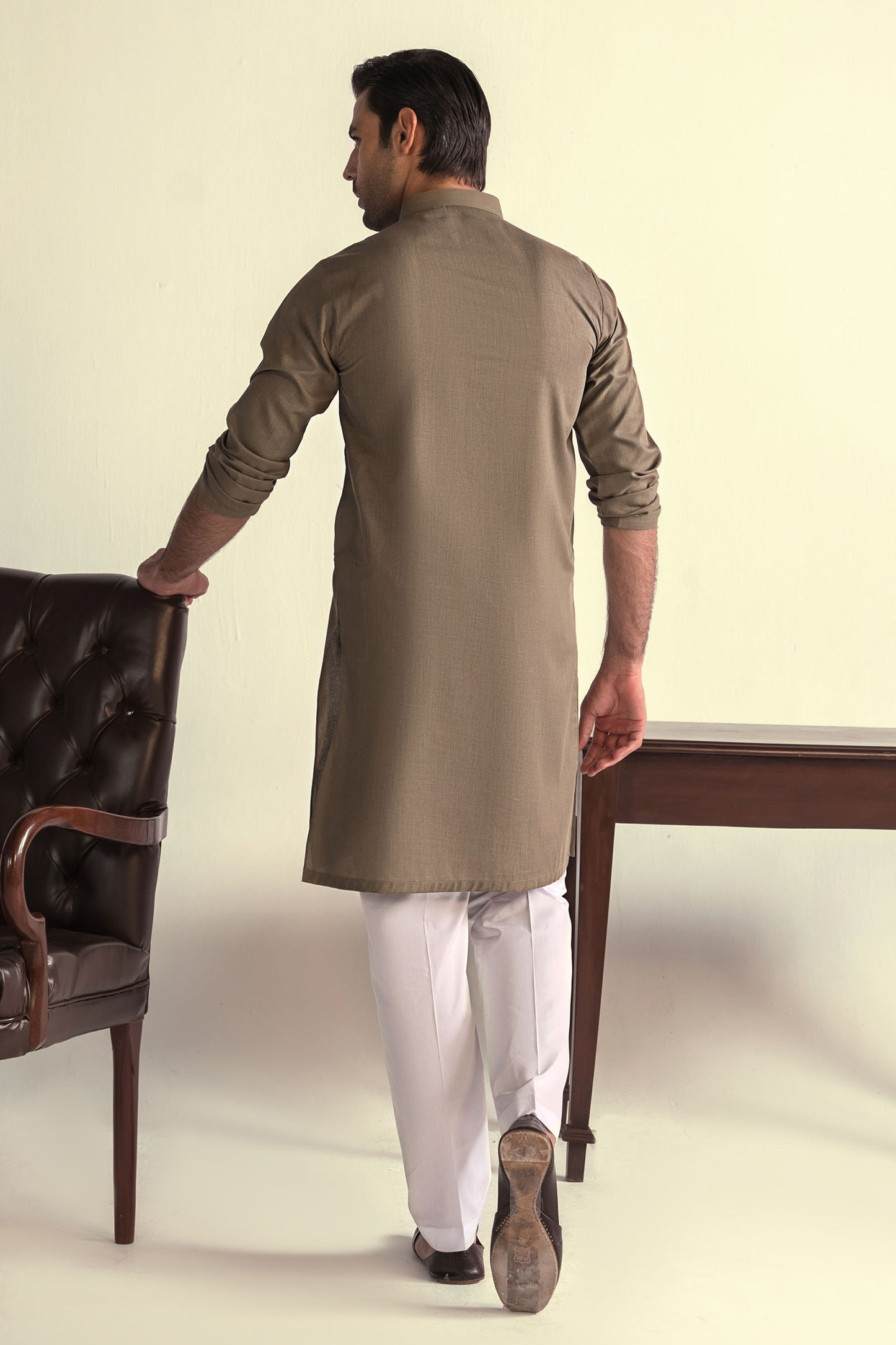 Takhleeq Gray Kurta KUT3-8741