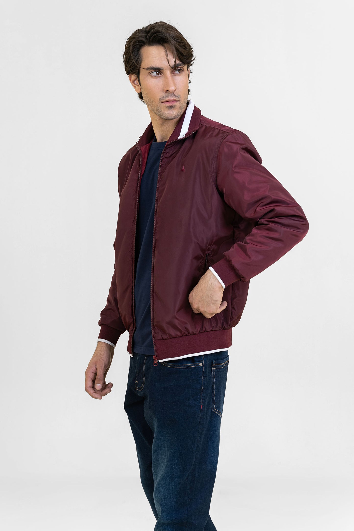 Markhor Maroon Full Sleeve Jacket T203-T2