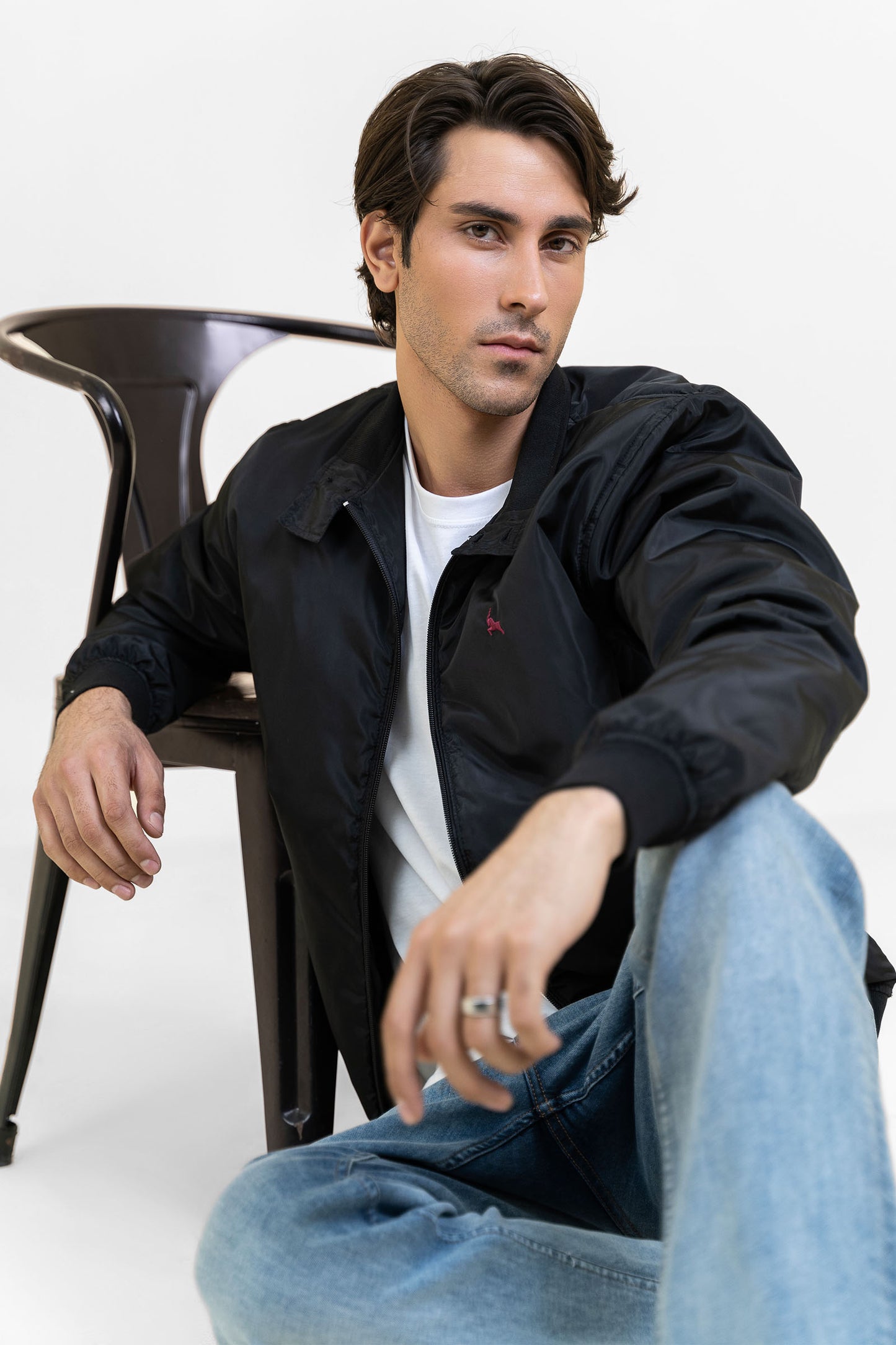 Markhor Black Full Sleeve Jacket T202-T2