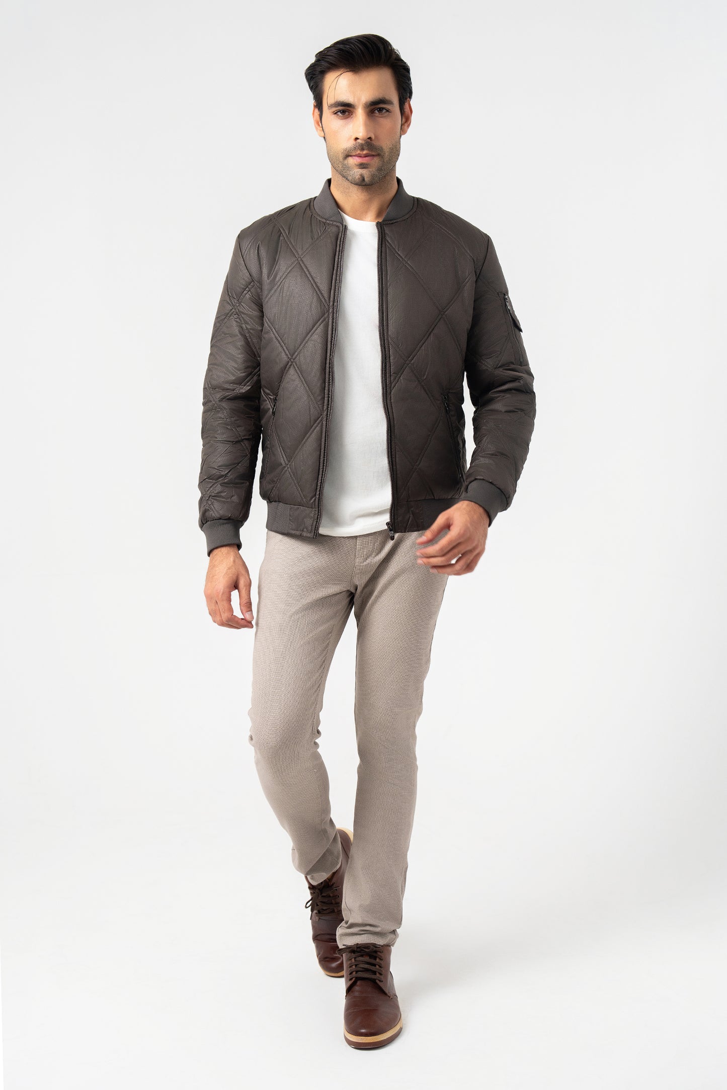 Brown Parachute Jacket