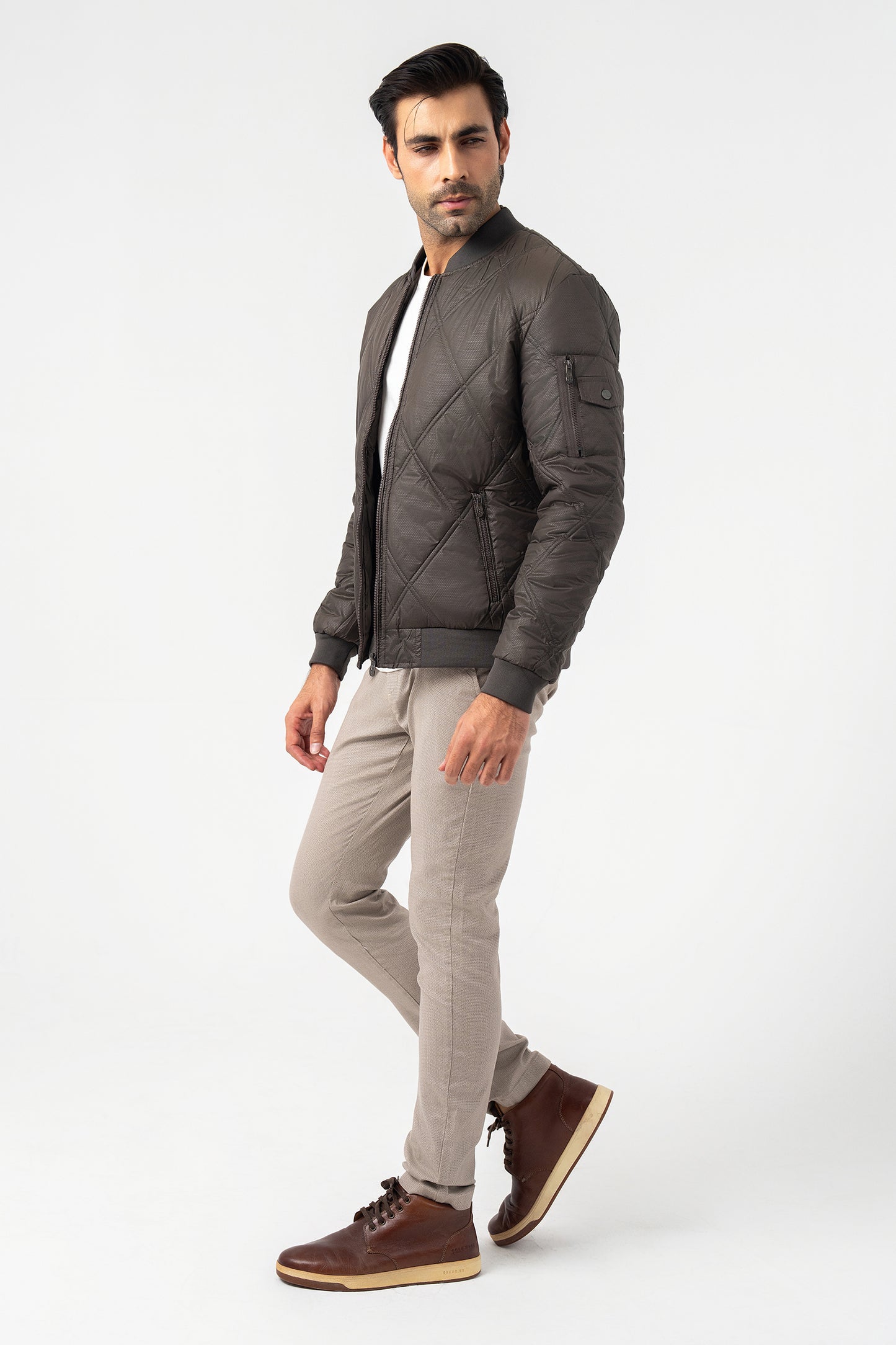 Brown Parachute Jacket
