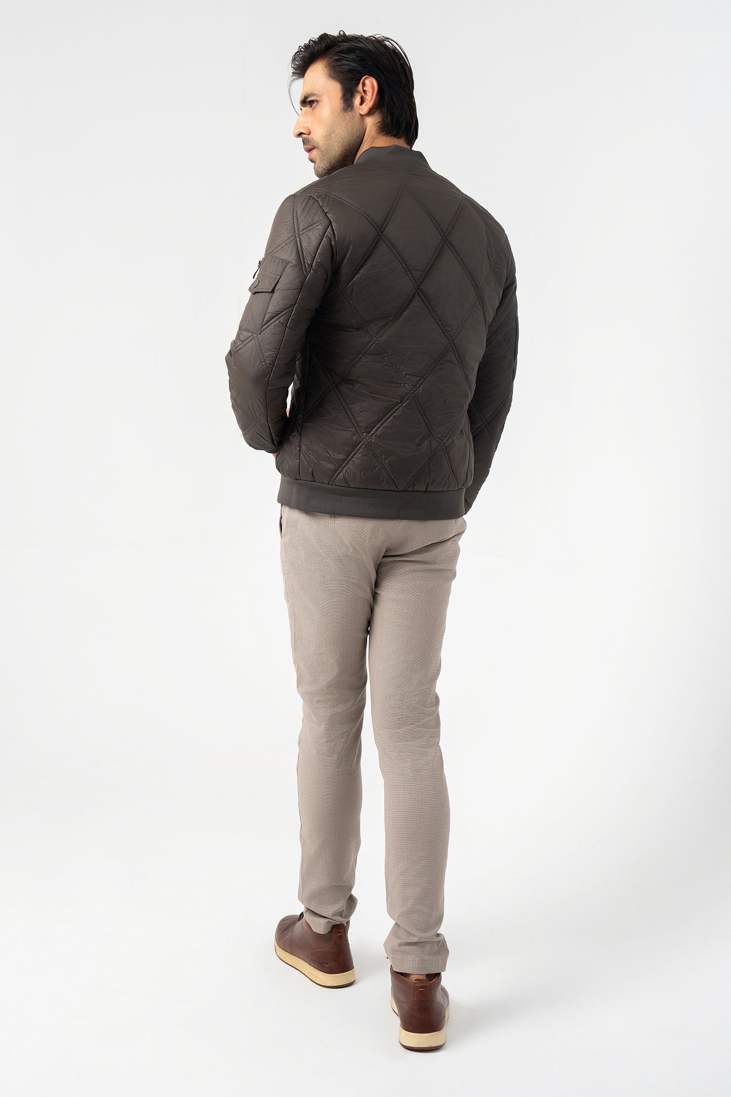 Brown Parachute Jacket