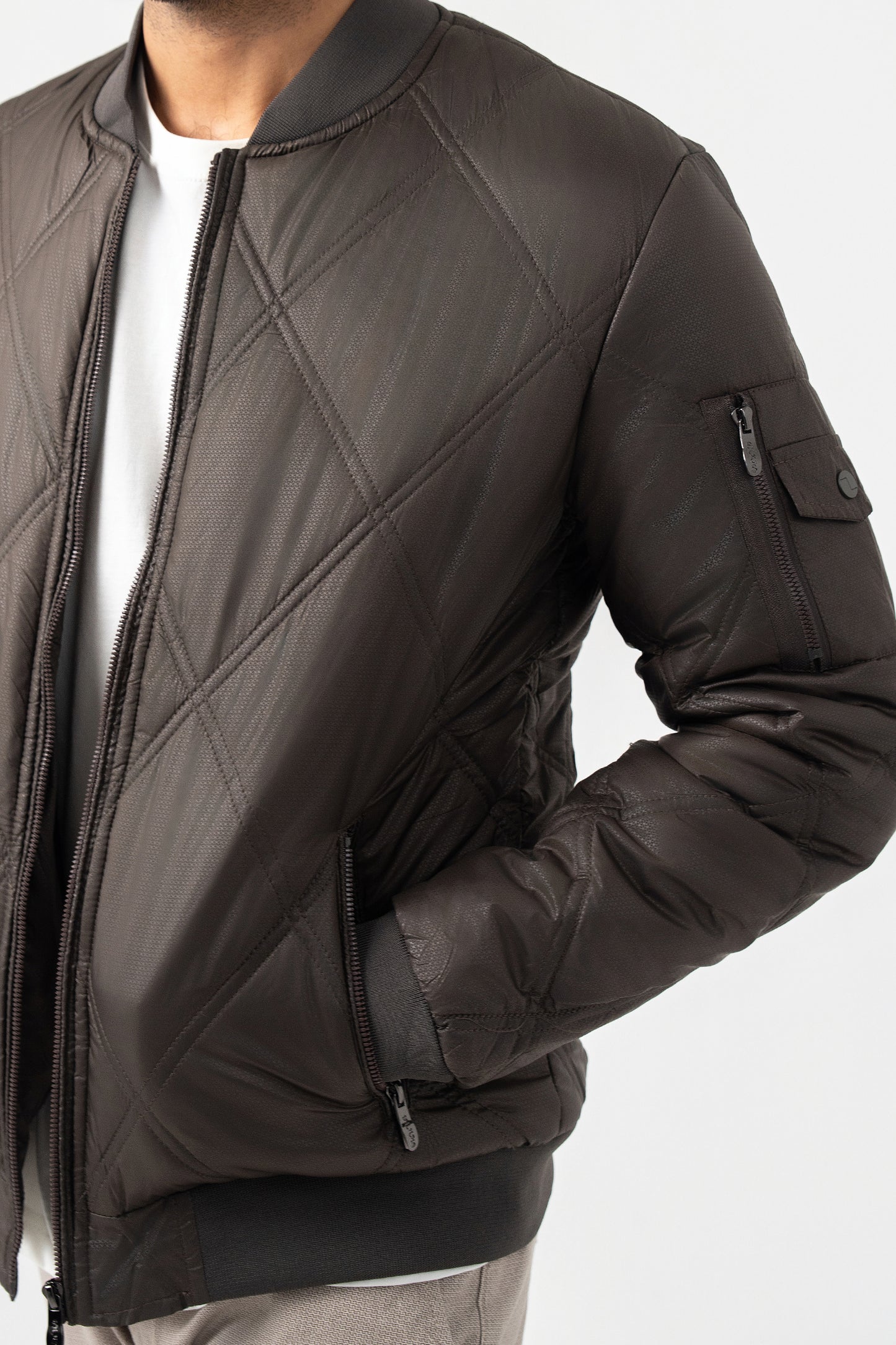 Brown Parachute Jacket