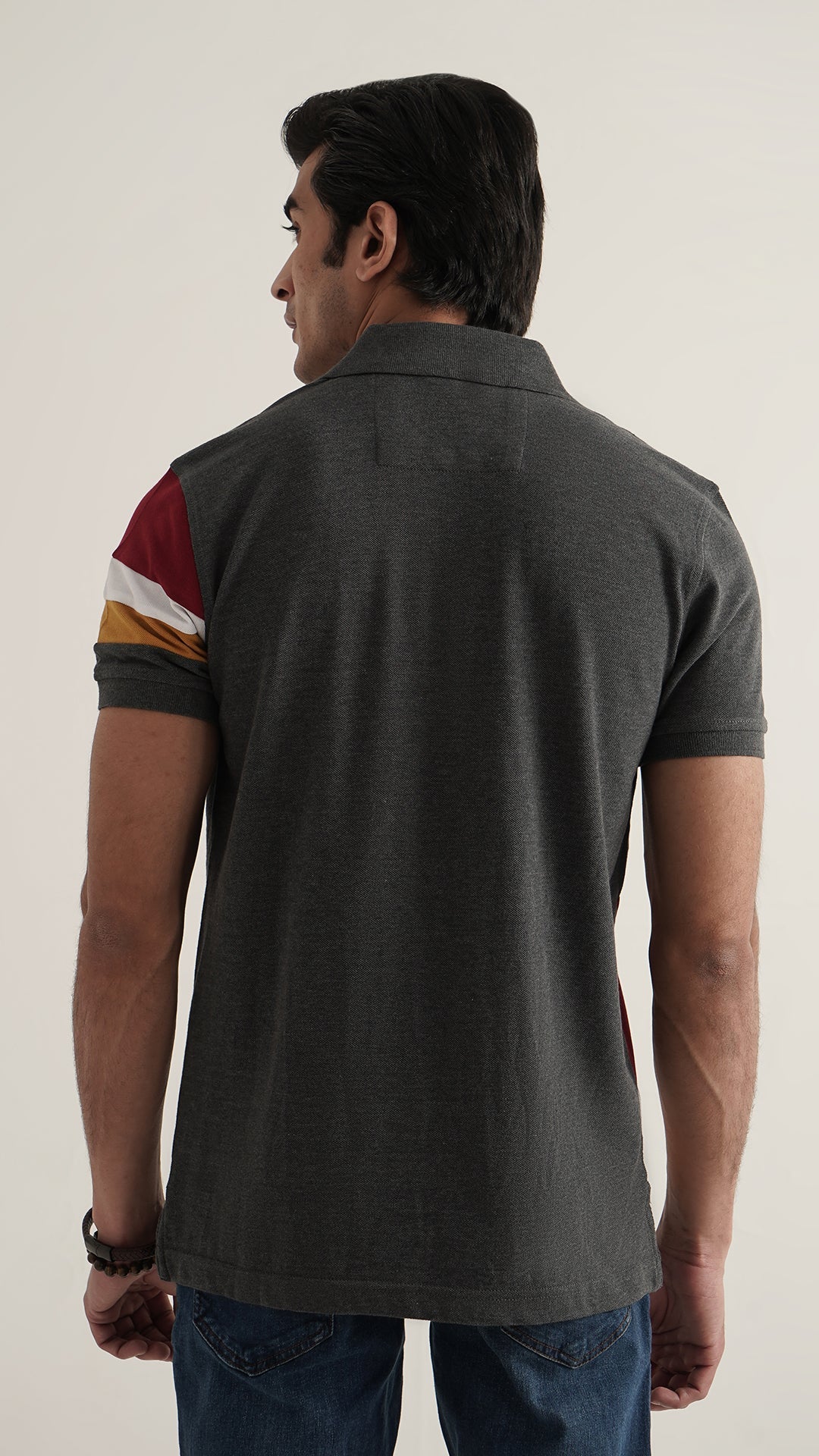 Markhor Charcole Gray Fashion Pique Polo