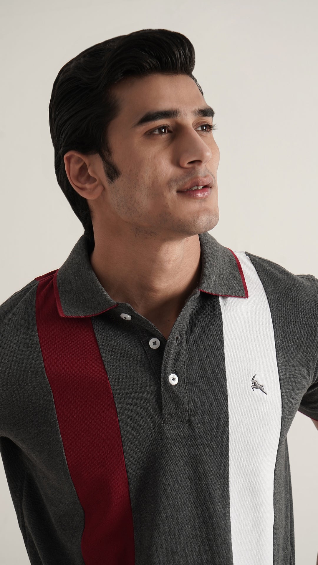 Markhor Charcole Gray Fashion Pique Polo