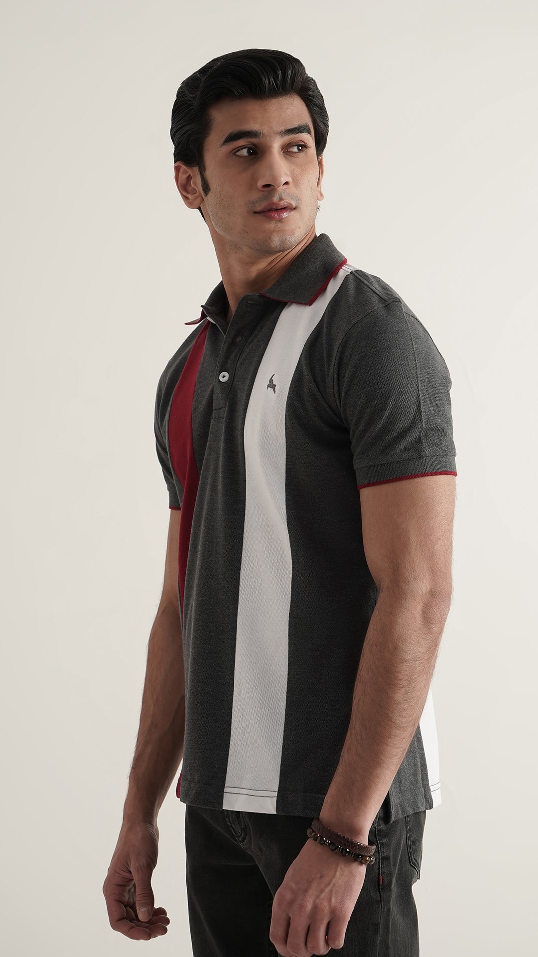 Markhor Charcole Gray Fashion Pique Polo