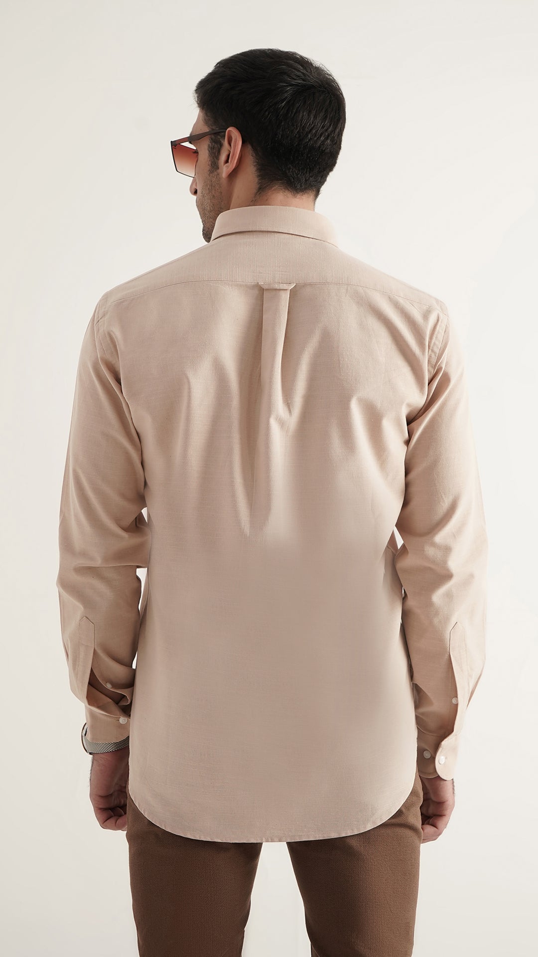 Markhor Skin Plain Linen Signature Casual Shirt