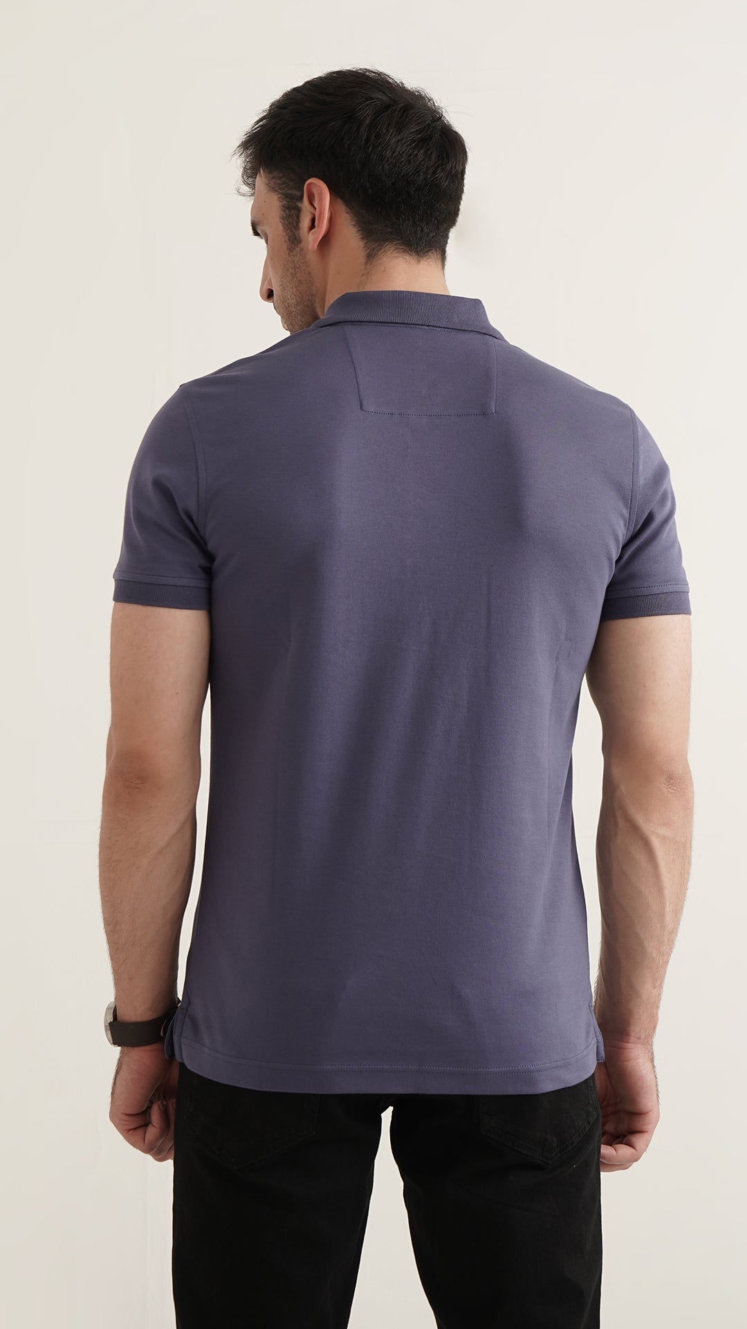 Markhor - Gold Series Teal Plain Interlock Polo