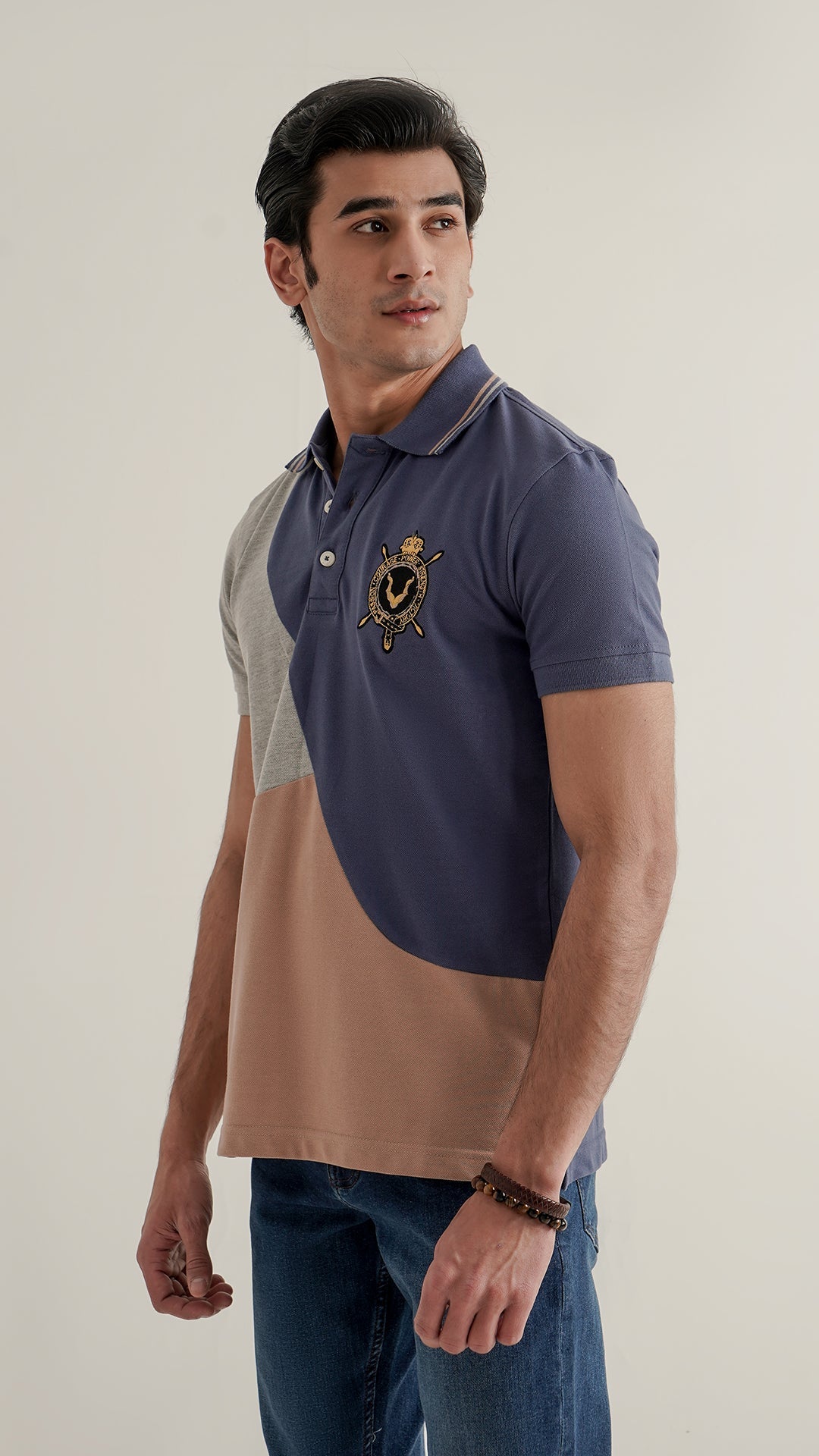 Markhor Teal Fashion Pique Polo