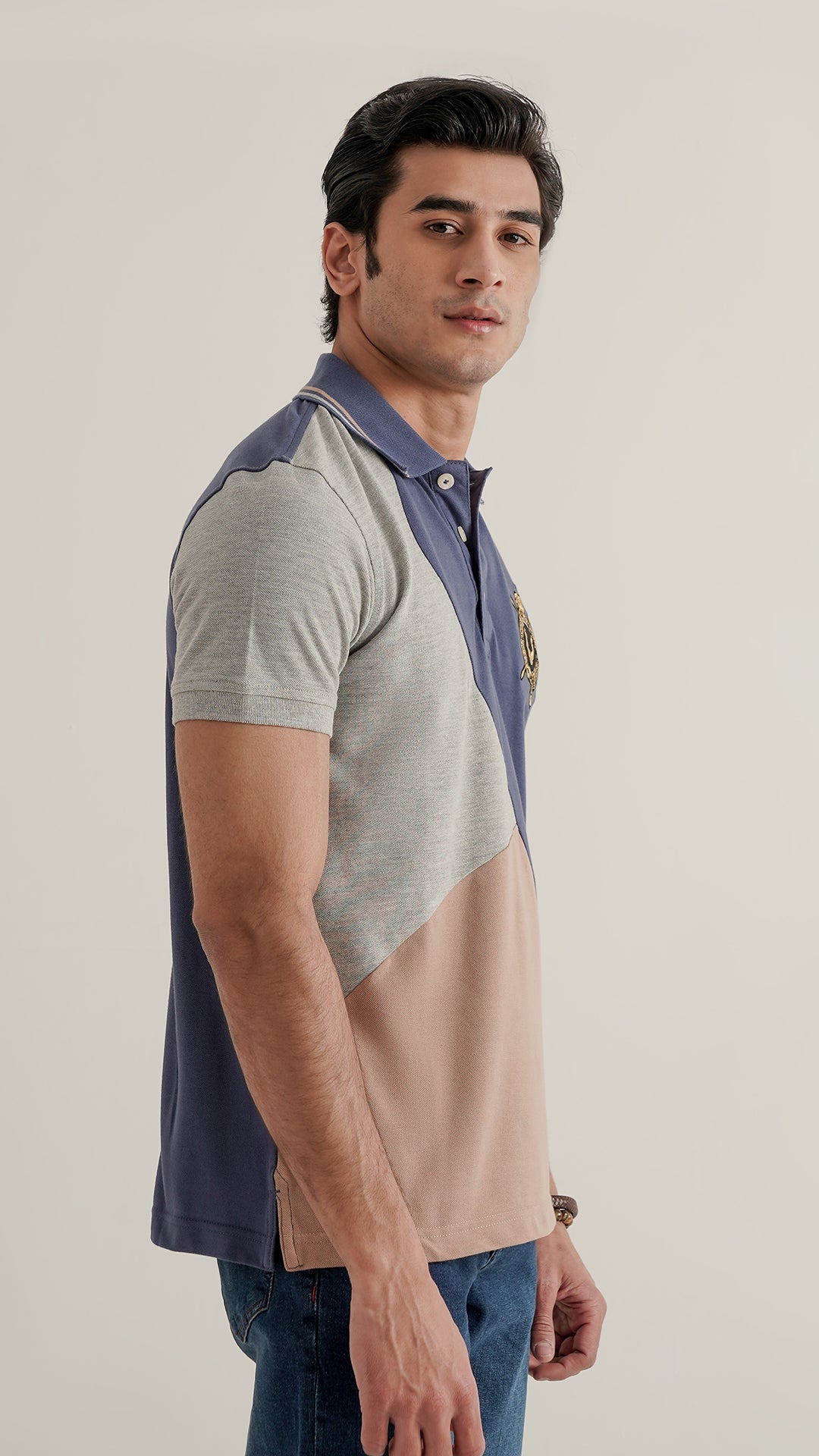 Markhor Teal Fashion Pique Polo
