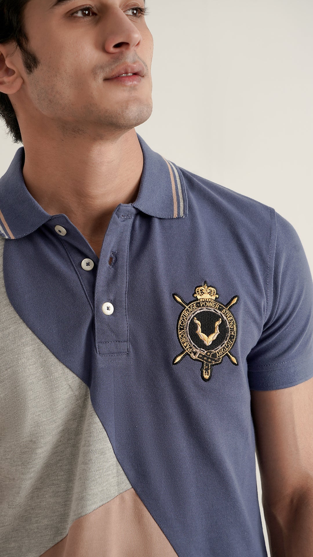 Markhor Teal Fashion Pique Polo