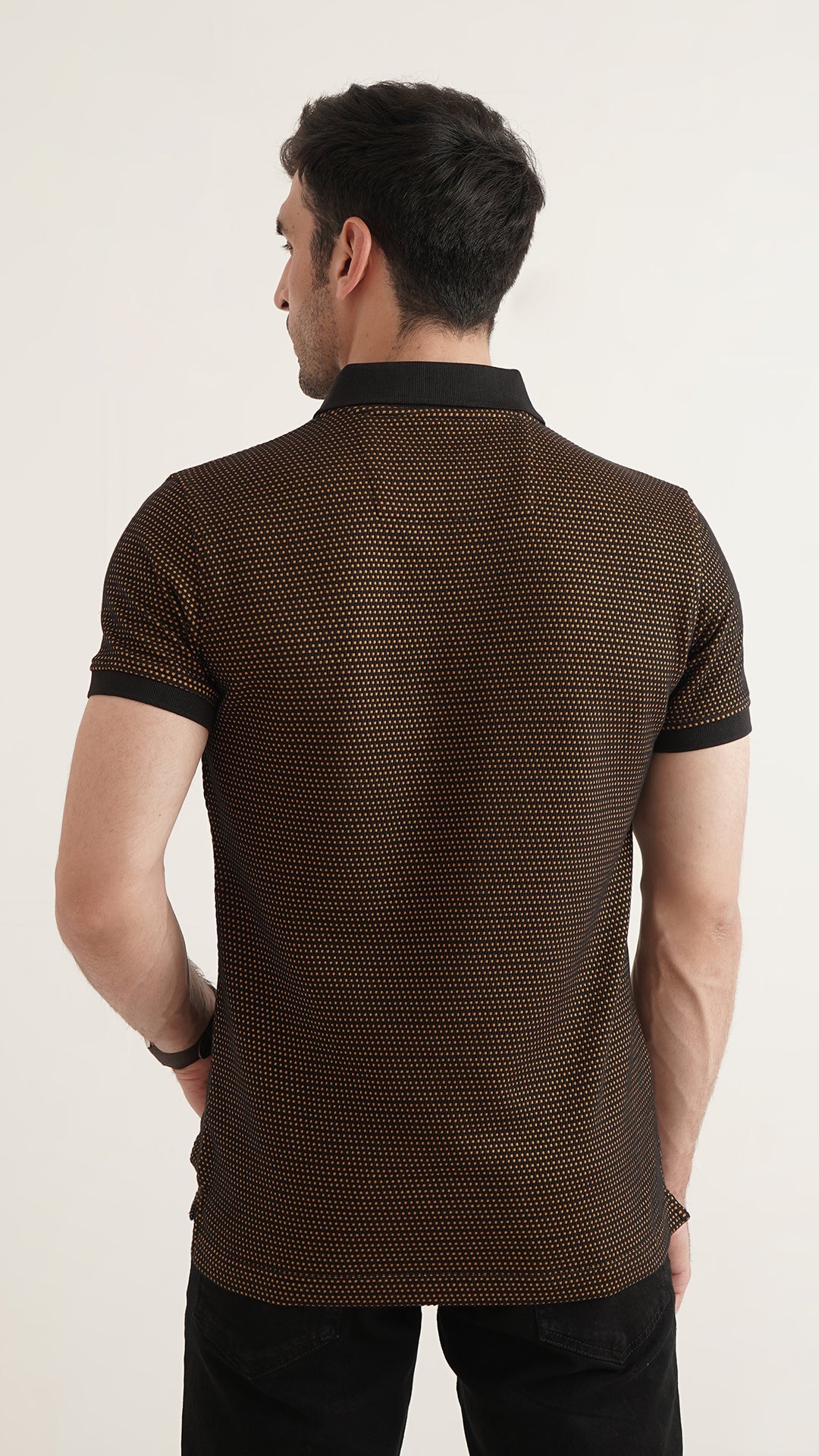 Markhor - Gold Series Yellow Jacquard Polo