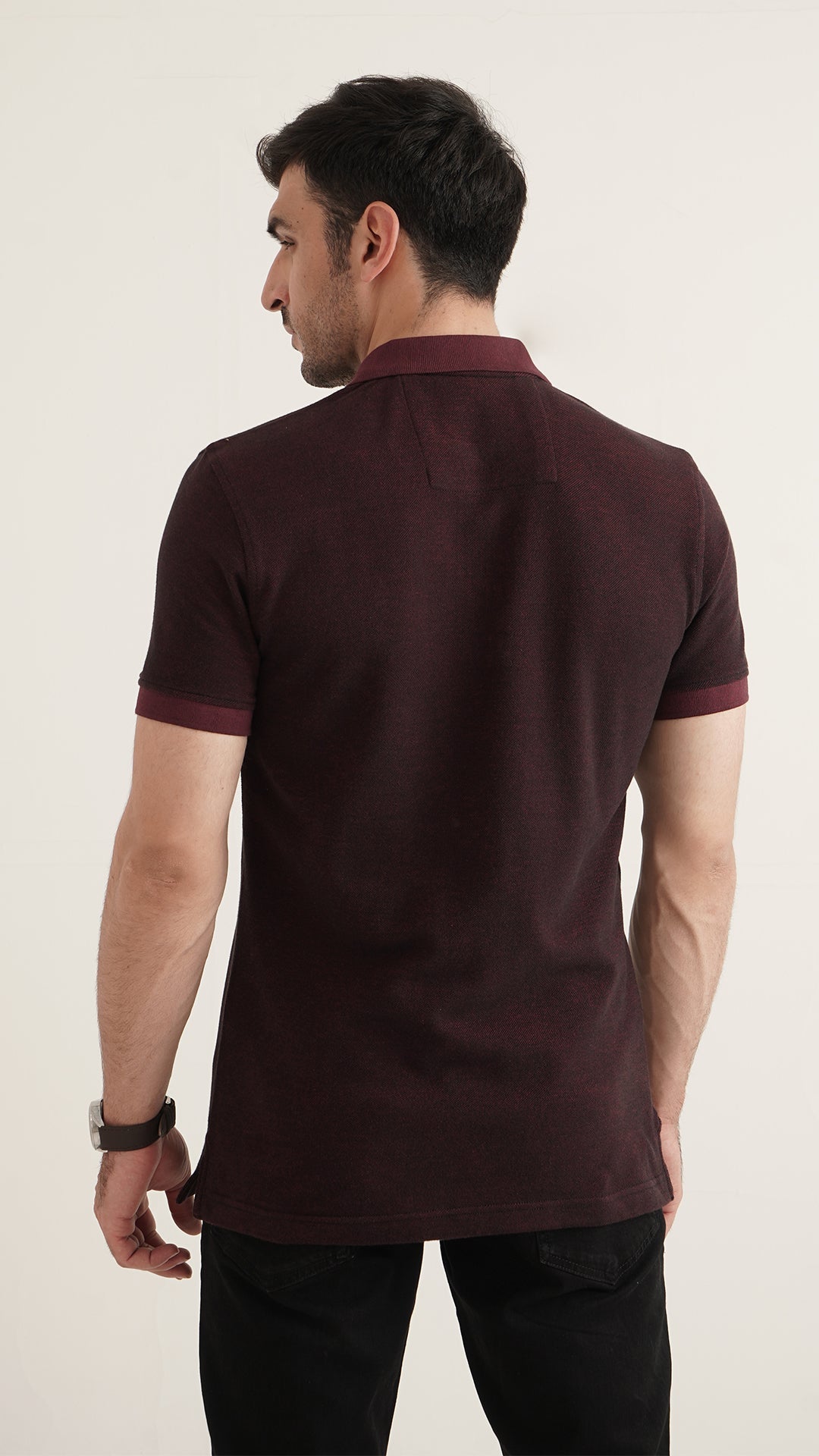 Markhor - Gold Series Red Yarn Dyed Polo