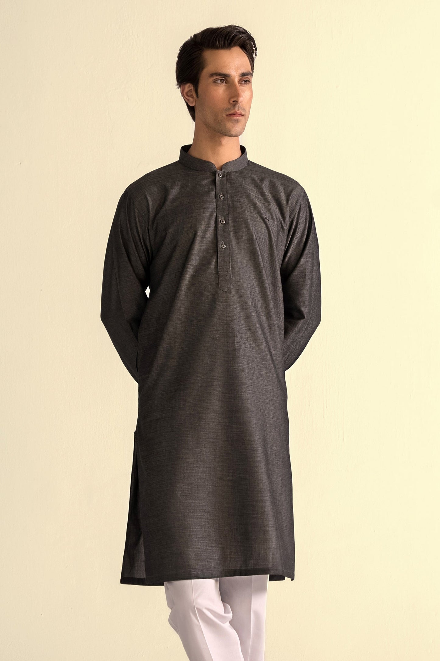 Takhleeq Gray Kurta KUT4-1948