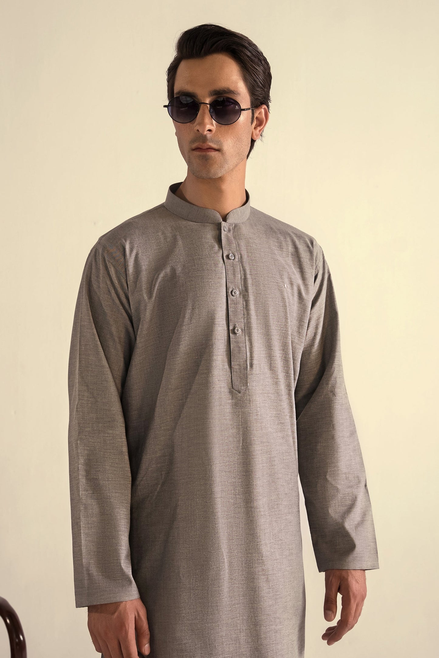 Takhleeq Gray Kurta KUT4-630