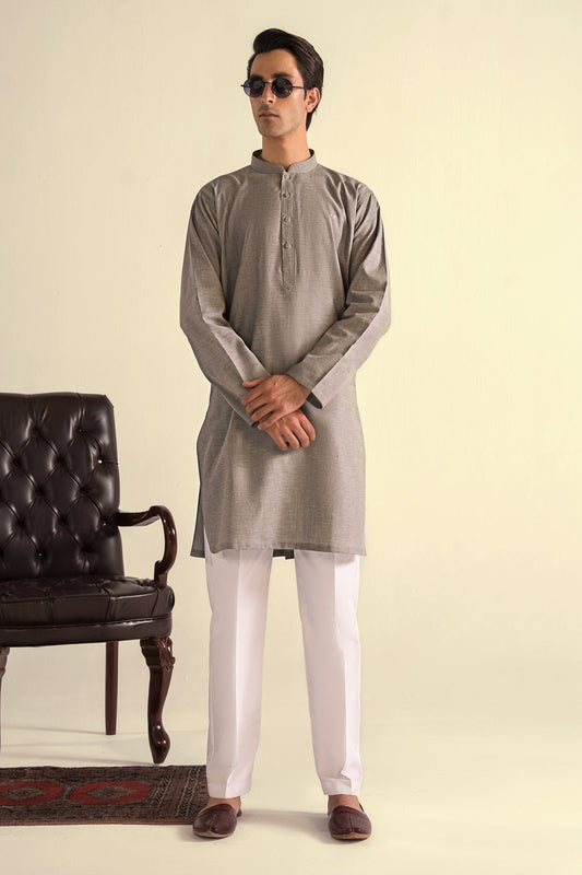 Takhleeq Gray Kurta KUT4-630