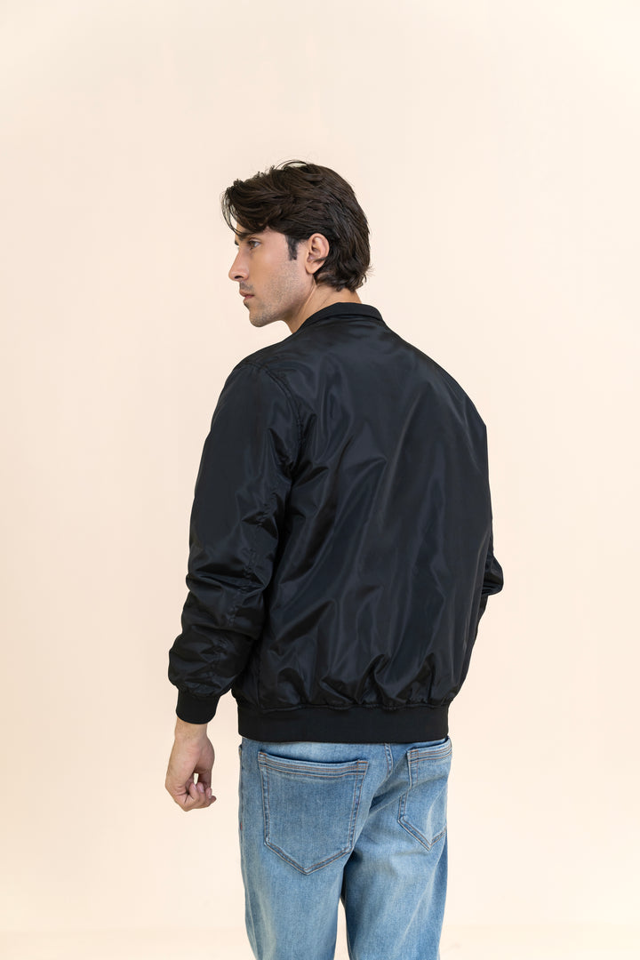 Markhor Black Full Sleeve Jacket T202-T2