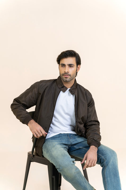 Markhor Brown Full Sleeve Jacket T202-T2