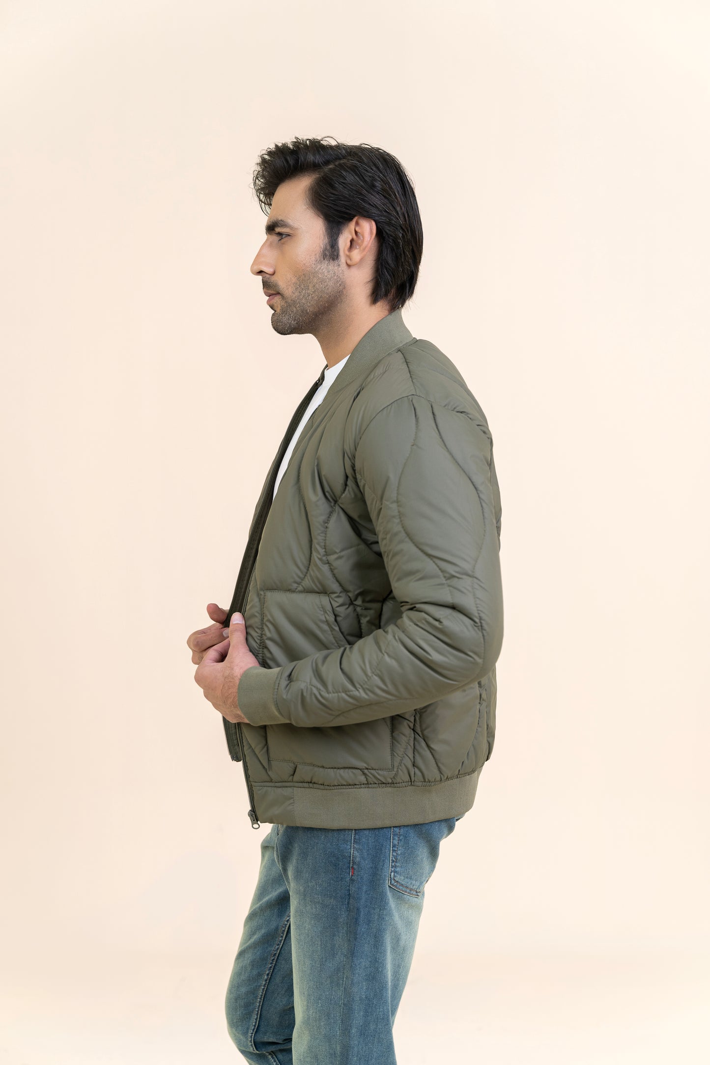 Markhor Olive Parachute Full Sleeve Jacket 2209-22