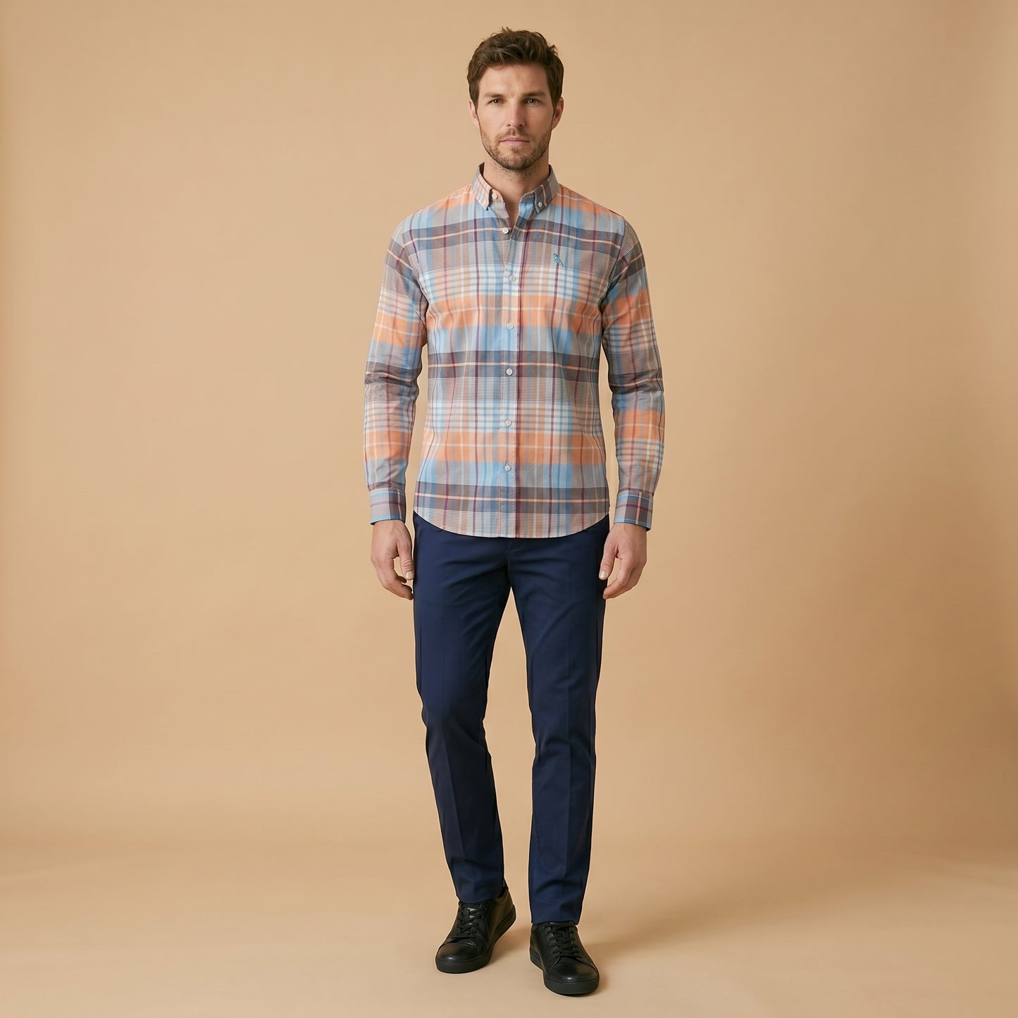 Multi Check Casual Shirt - Premium Fabric