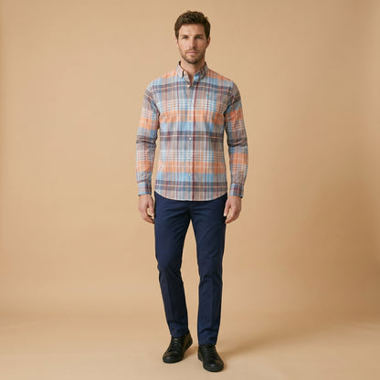Multi Check Casual Shirt - Premium Fabric