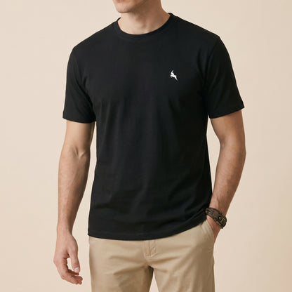 Black Crew Tees - Super Fine 100% Cotton