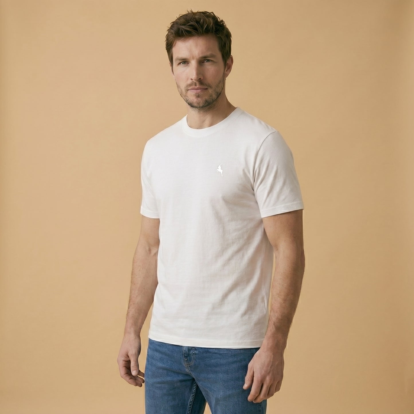 Off-White Crew Tees - Super Fine 100% Cotton