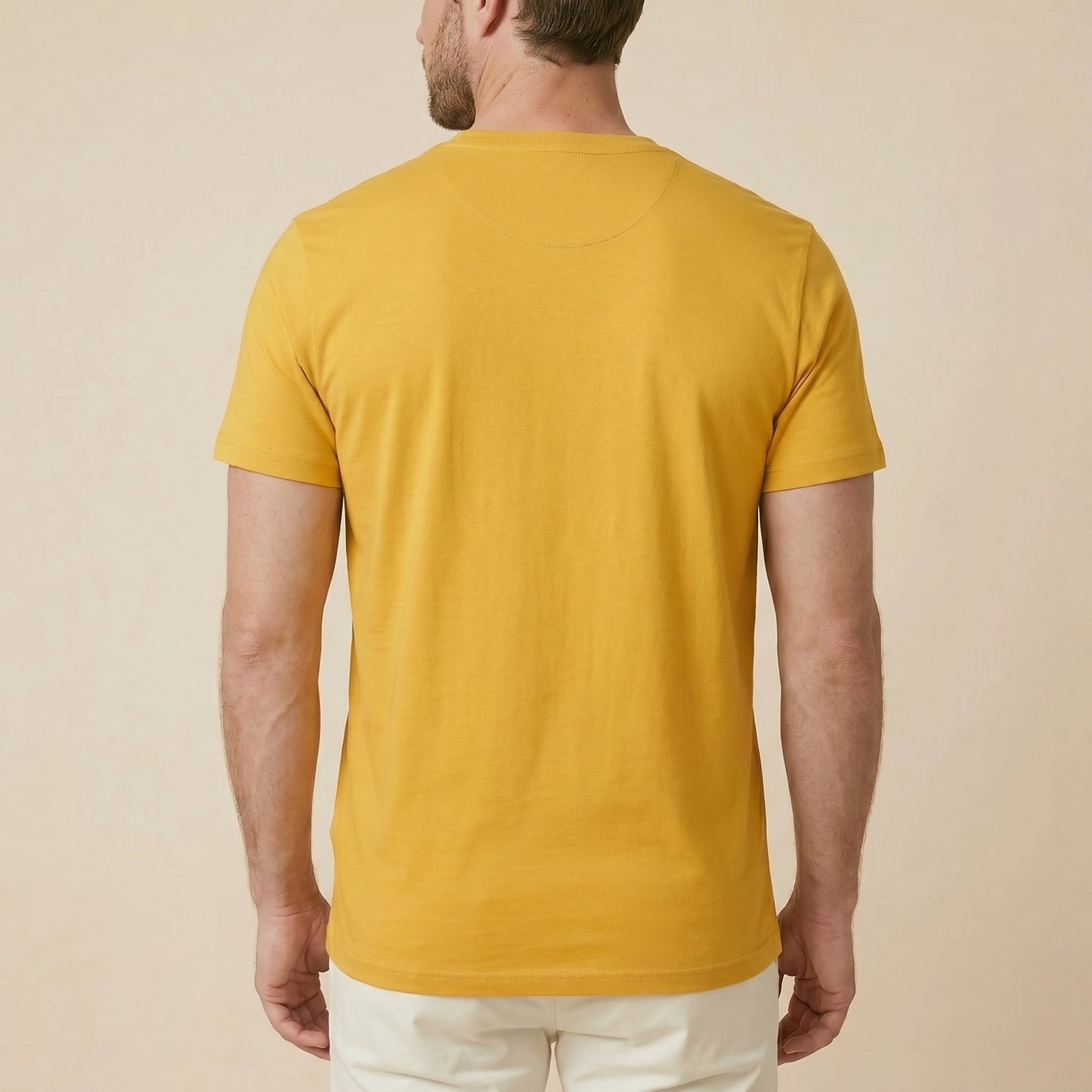 Mustard Crew Tees - Super Fine 100% Cotton