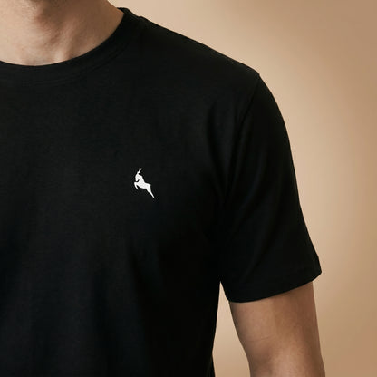 Black Crew Tees - Super Fine 100% Cotton