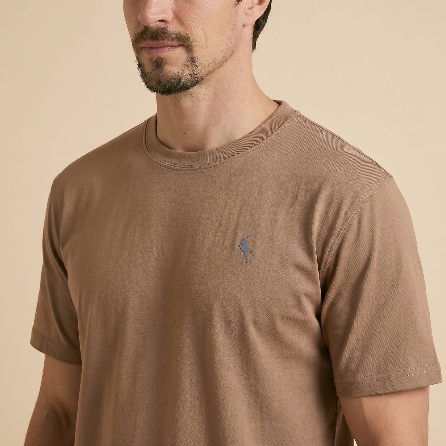 Cappuccino Crew Tees - Super Fine 100% Cotton