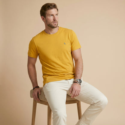 Mustard Crew Tees - Super Fine 100% Cotton