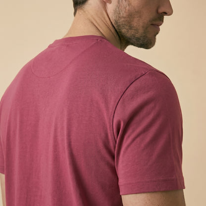 Maroon Henley Tees - Super Fine 100% Cotton