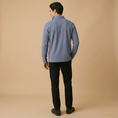 Teal Rib Over Shirt - 100% Cotton Rib