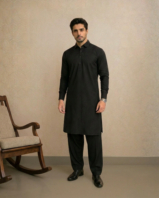 Black S-Suit Round Color