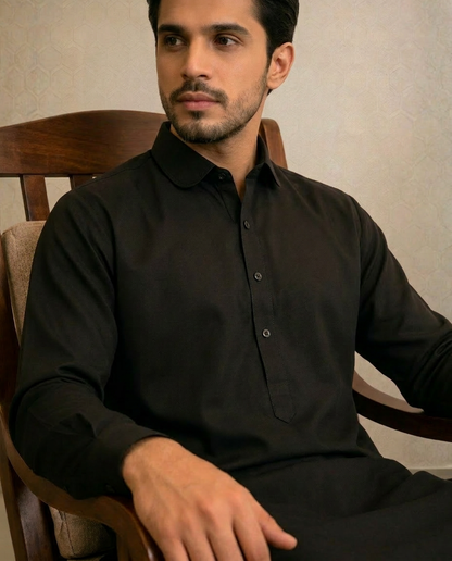 Black S-Suit Round Color