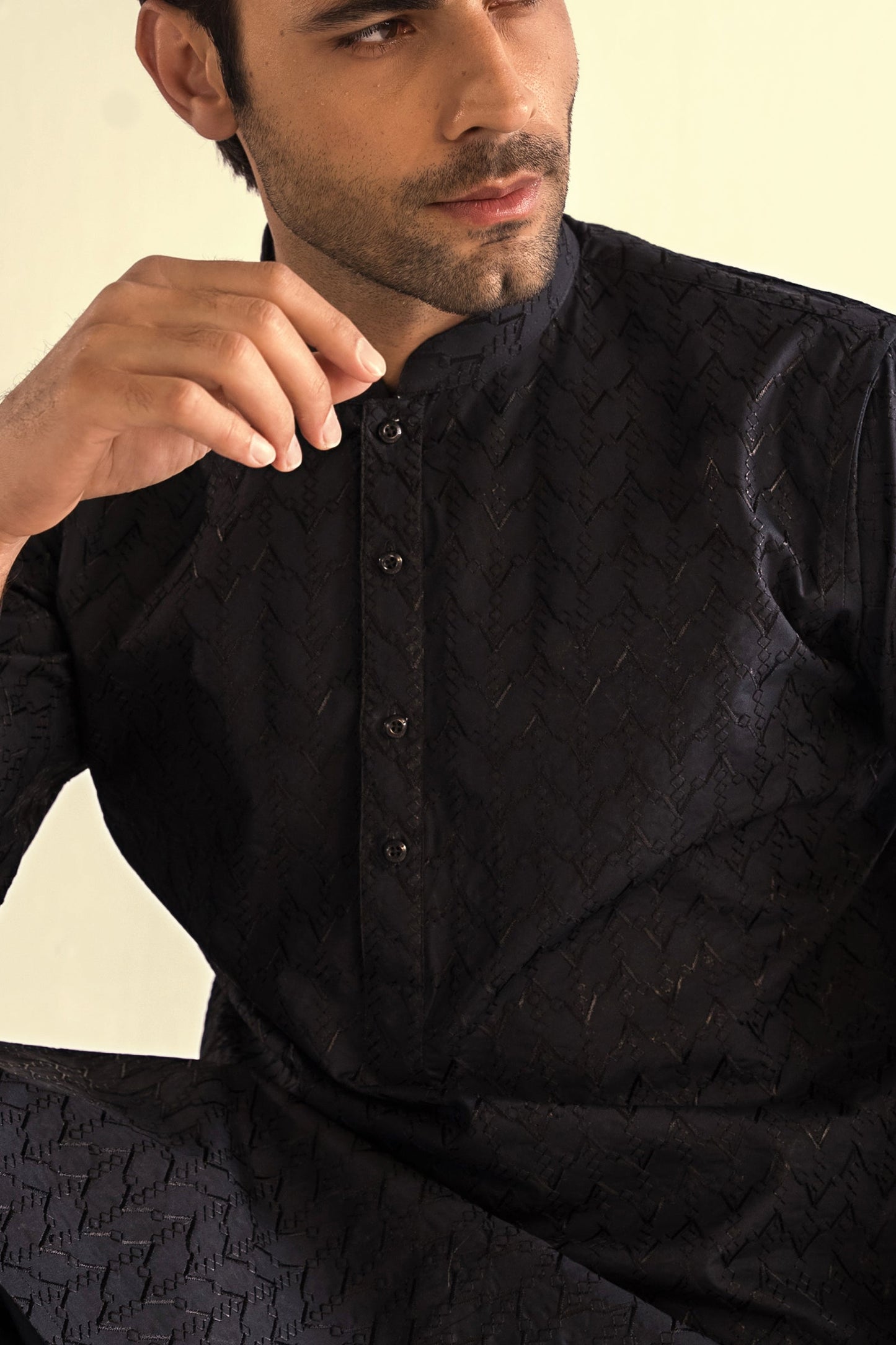 Takhleeq Black Chicken-Kari S-Suit SST4