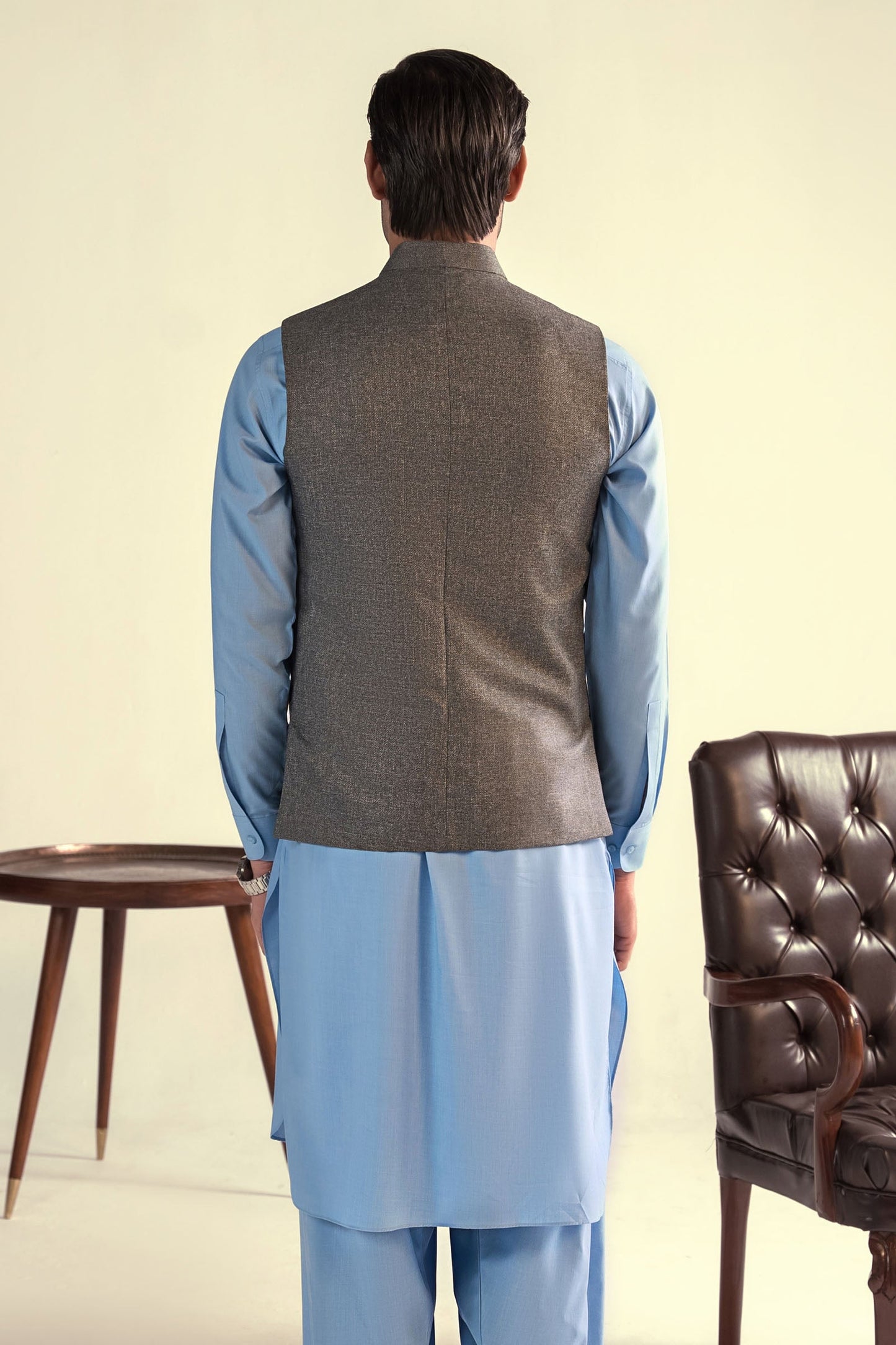 Takhleeq Gray Waist Coat WCT4