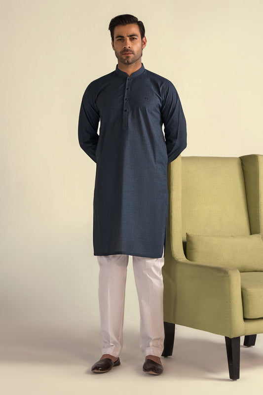 Takhleeq Navy Kurta KUT4-1898