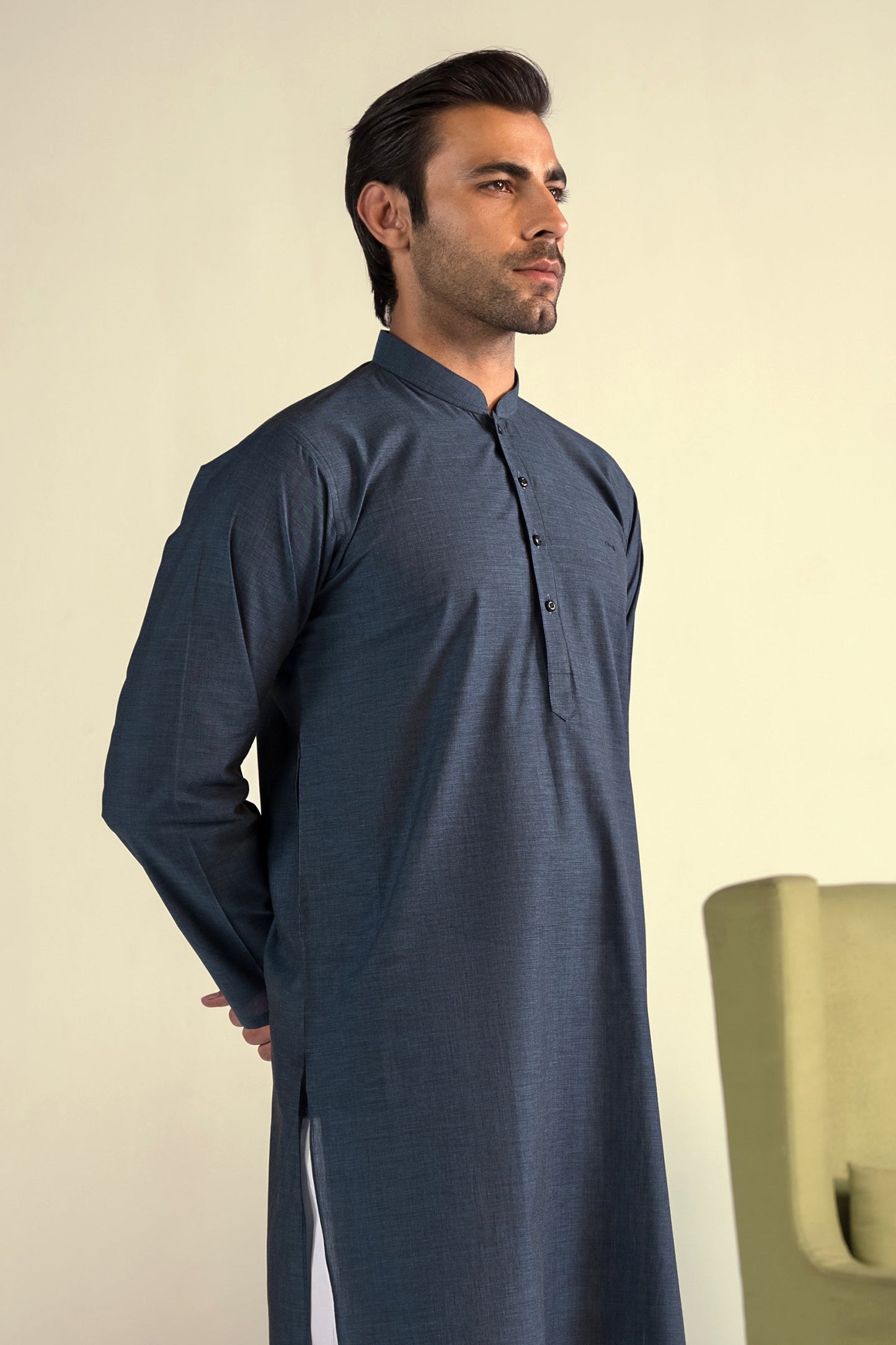 Takhleeq Navy Kurta KUT4-1898