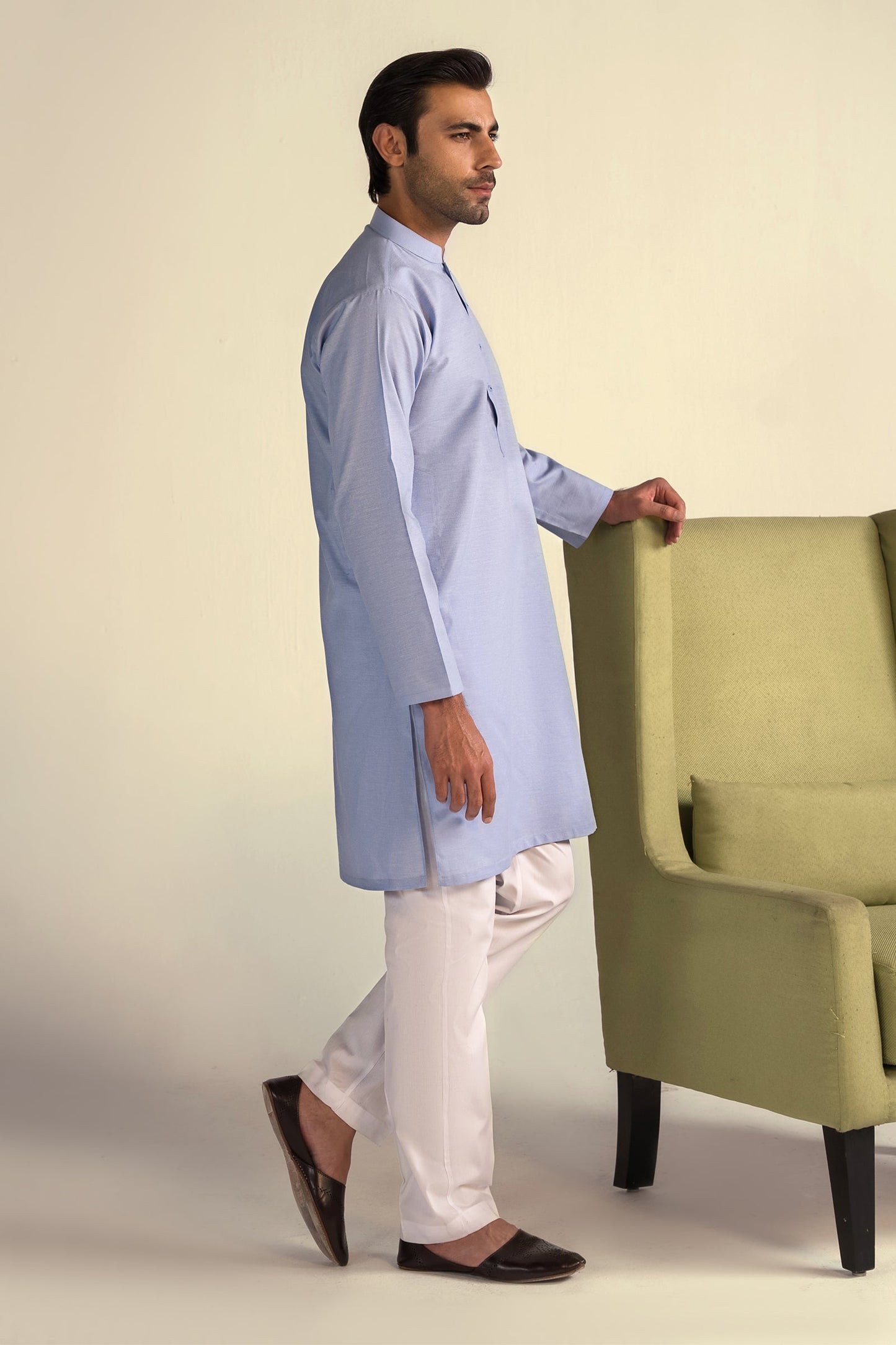 Takhleeq Sky Blue Kurta KUT4-631