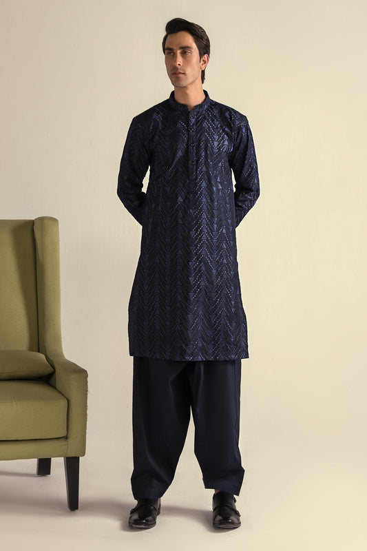 Takhleeq Navy Chicken-Kari S-Suit SST4