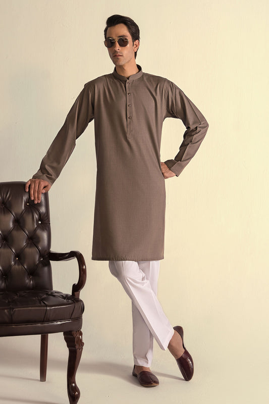 Takhleeq Olive Kurta KUT3-8741