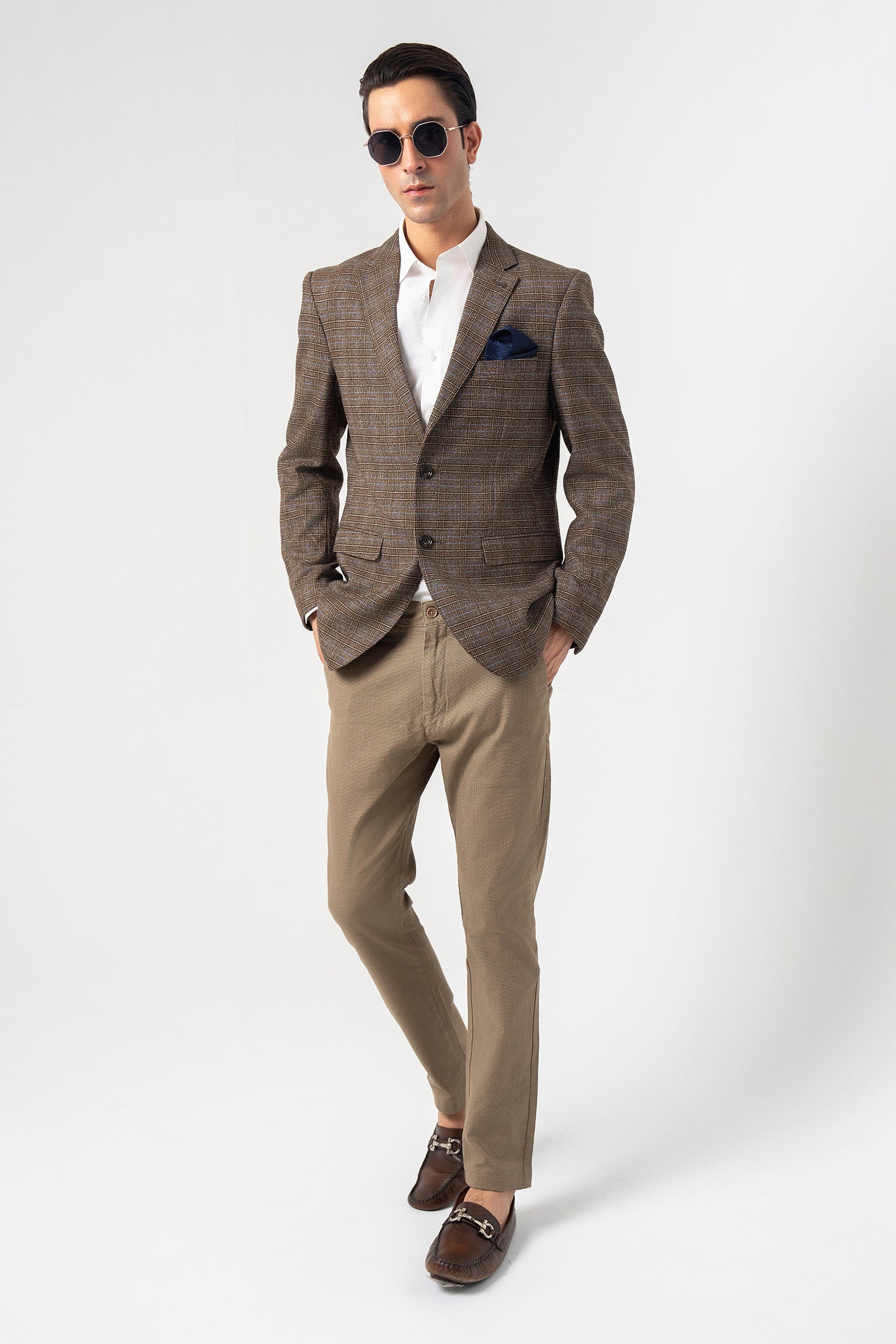 Light Brown 2 Button Blazer