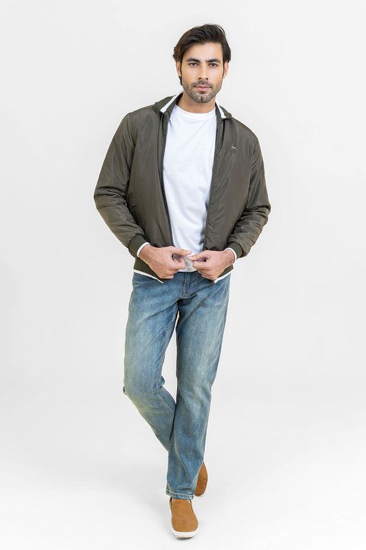 Markhor Olive Green Full Sleeve Jacket T203-T2